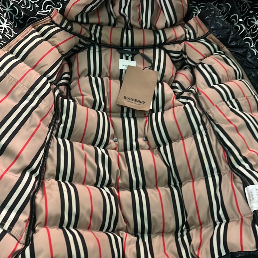 Burberry coat size 4